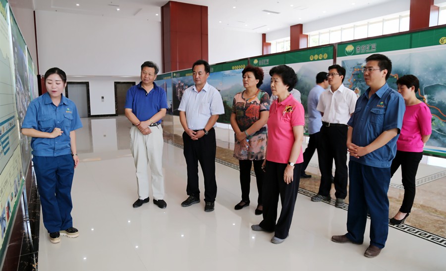 1-2015年8月，全國政協(xié)副主席、中國科學院院士王志珍一行蒞臨金徽股份調(diào)研。.jpg